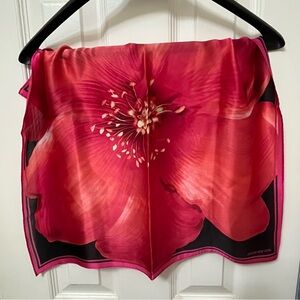 JONES NEW YORK Vibrant Square Floral Scarf